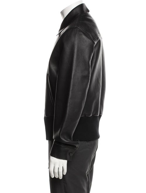 Sandro Lambskin Bomber Jacket
