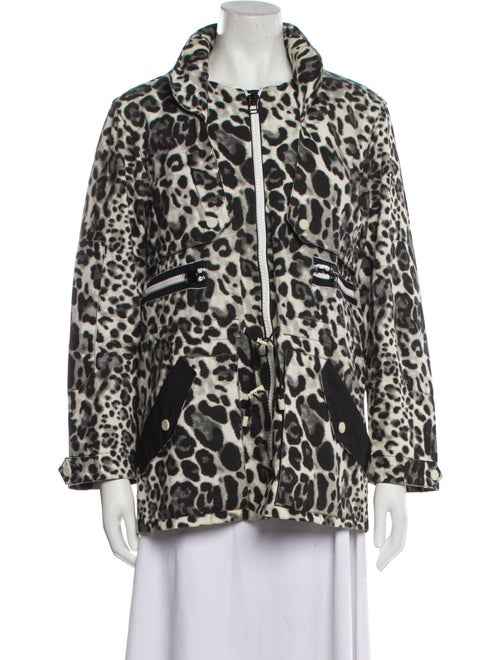 Sandro Animal Print Jacket