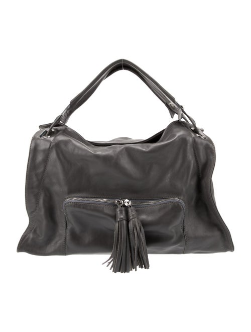 Sandro Leather Top Handle Bag