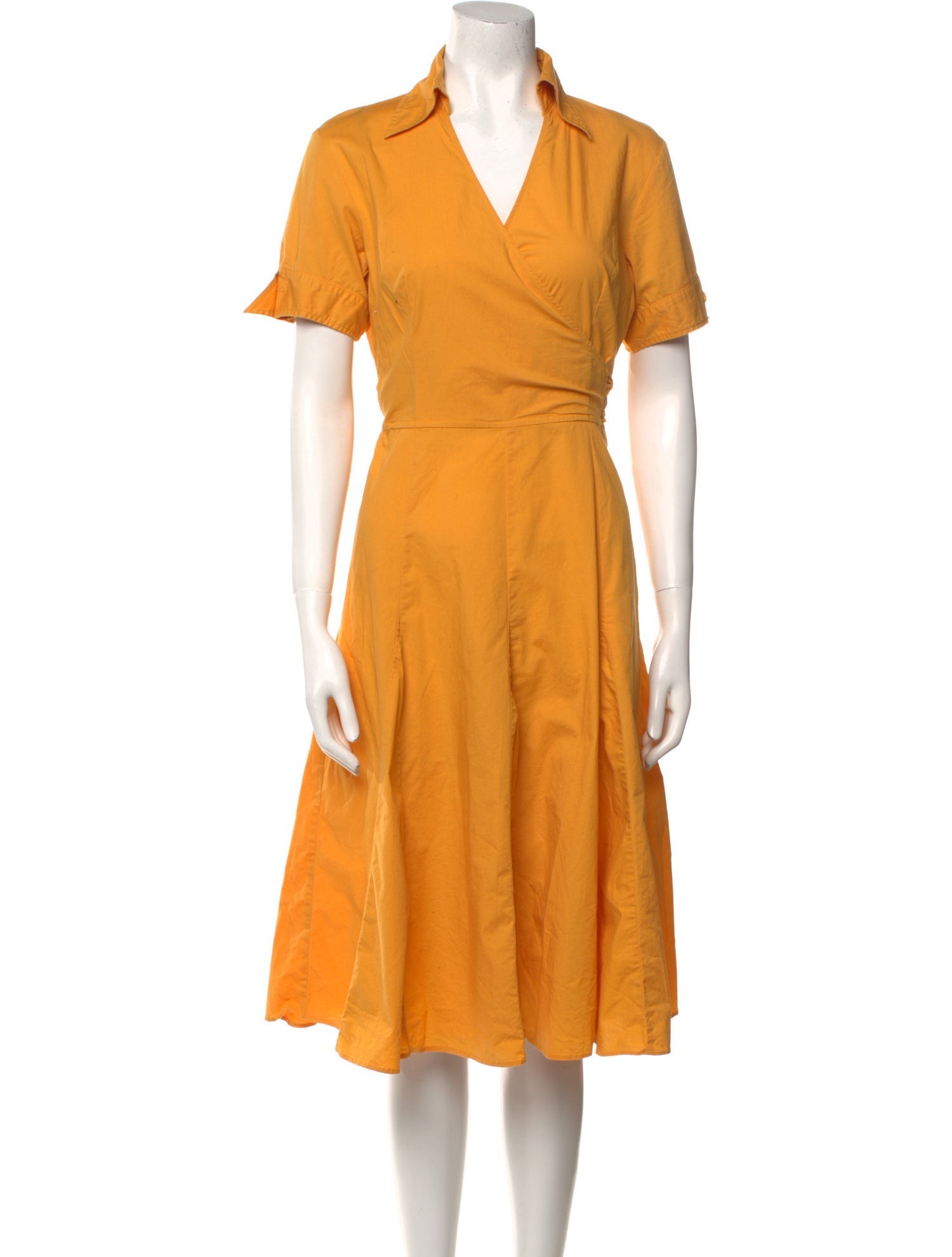 Sandro V-Neck Knee-Length Dress