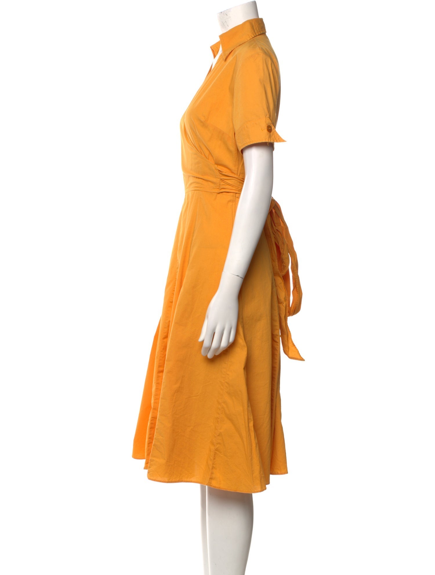 Sandro V-Neck Knee-Length Dress