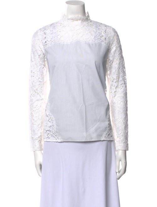 Sandro Lace Printed Top