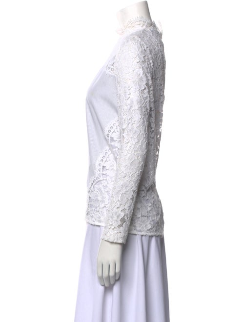 Sandro Lace Printed Top