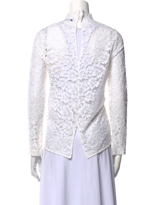 Sandro Lace Printed Top