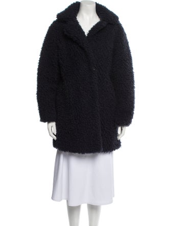 Sandro Faux Fur Faux Fur Coat