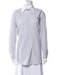 Sandro Striped Long Sleeve Button-Up Top
