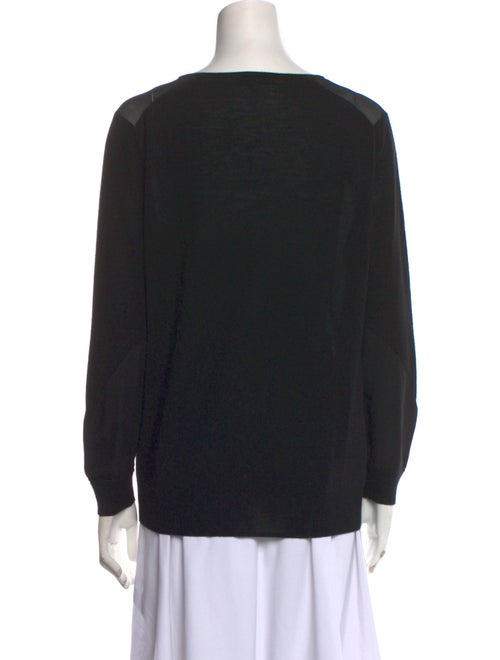 Sandro V-Neck Long Sleeve Sweatshirt