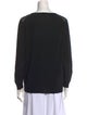 Sandro V-Neck Long Sleeve Sweatshirt
