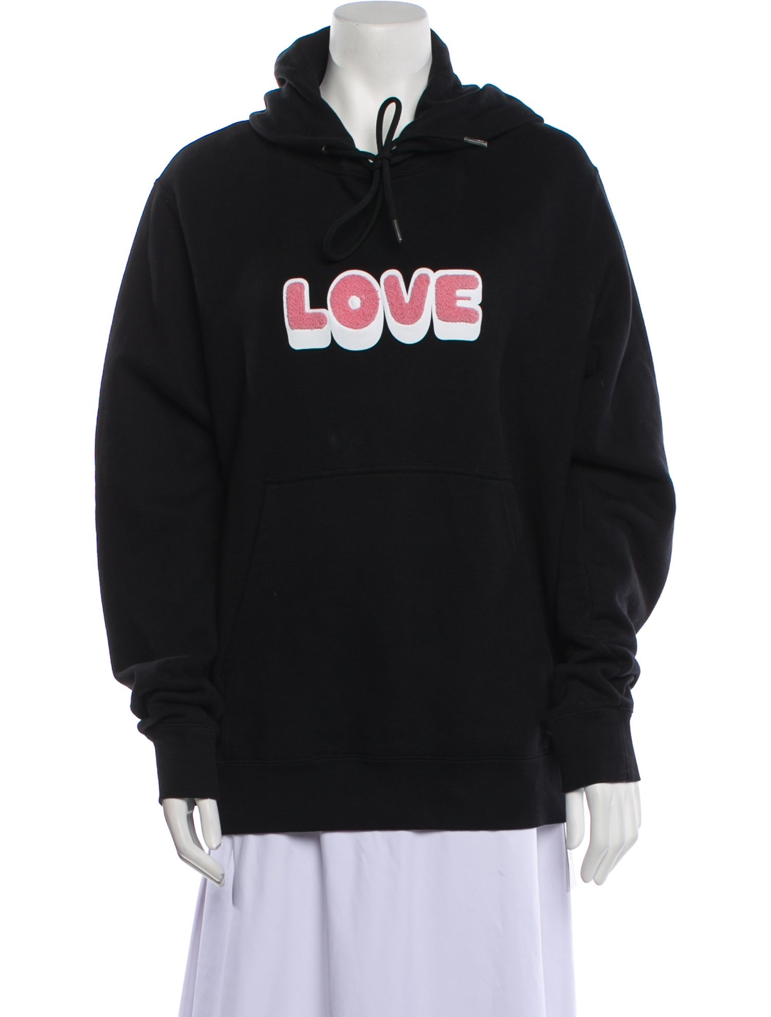 Sandro Graphic Print Embroidered Accent Sweatpants