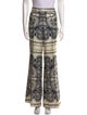 Sandro Paisley Print Wide Leg Pants