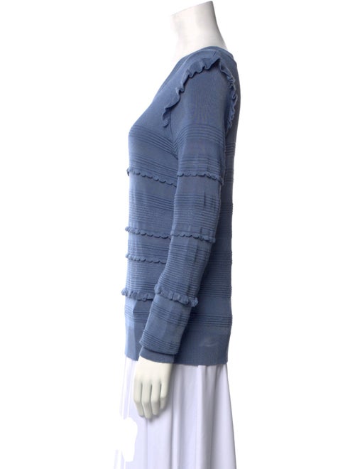 Sandro Scoop Neck Long Sleeve Sweatshirt