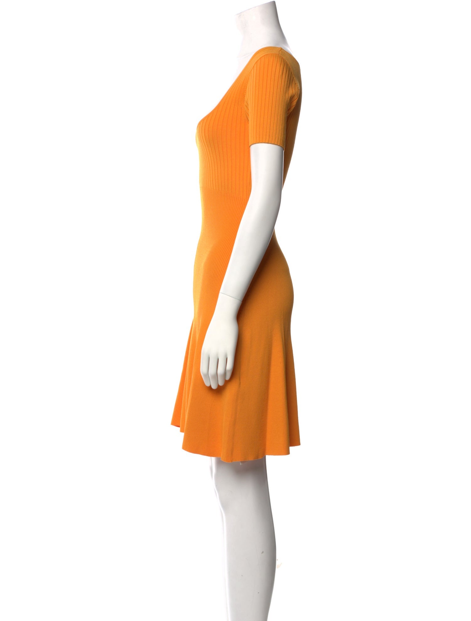 Sandro Scoop Neck Mini Dress