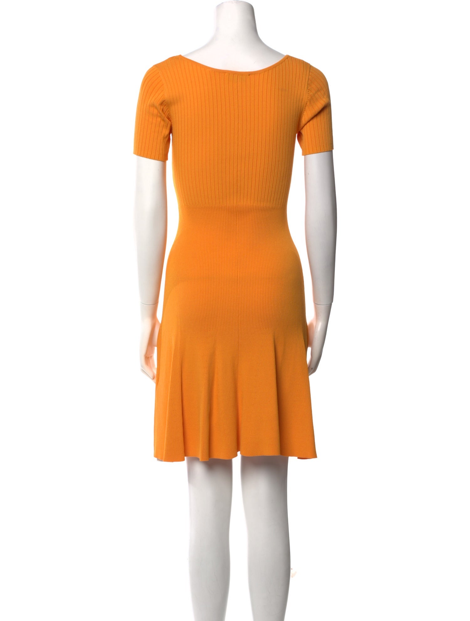 Sandro Scoop Neck Mini Dress