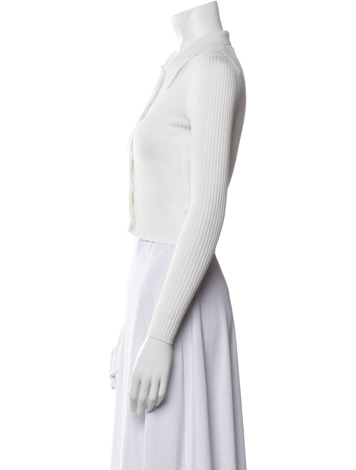 Sandro Long Sleeve Crop Top