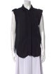 Sandro Sleeveless Button-Up Top