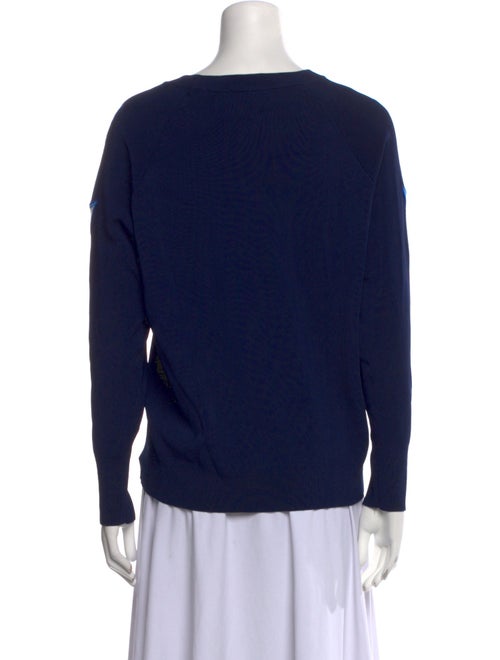 Sandro Scoop Neck Long Sleeve Sweatshirt