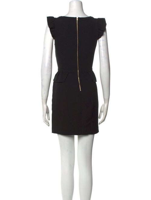 Sandro Scoop Neck Mini Dress