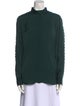 Sandro Mock Neck Long Sleeve Sweatshirt