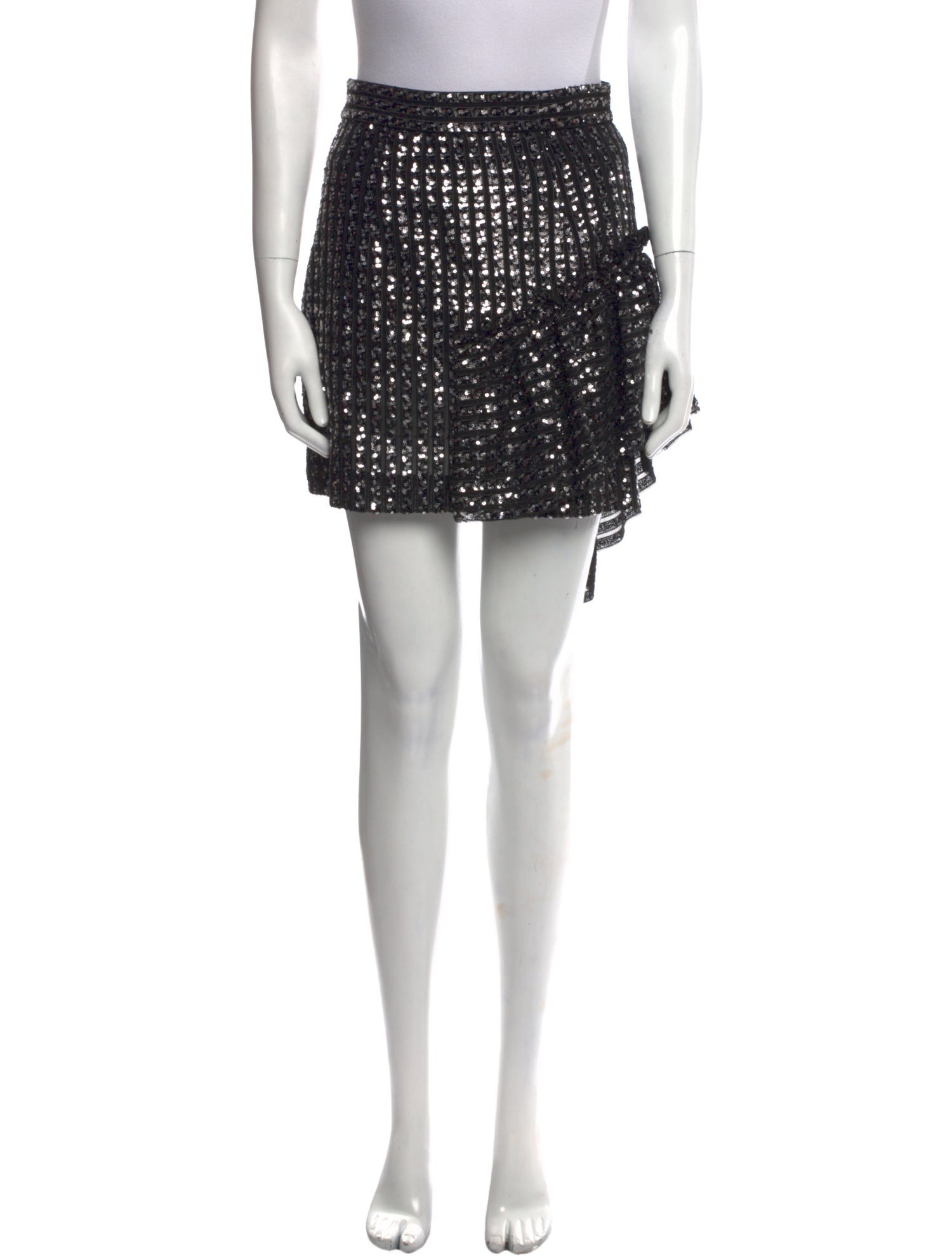 Sandro Sequin Embellishments Knee-Length Skirt