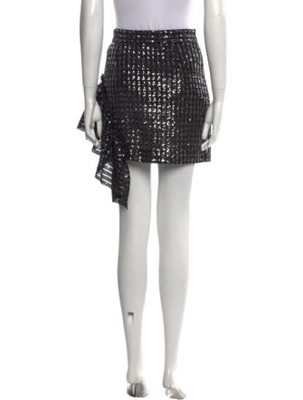 Sandro Sequin Embellishments Knee-Length Skirt