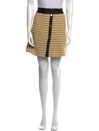 Sandro Printed Mini Skirt