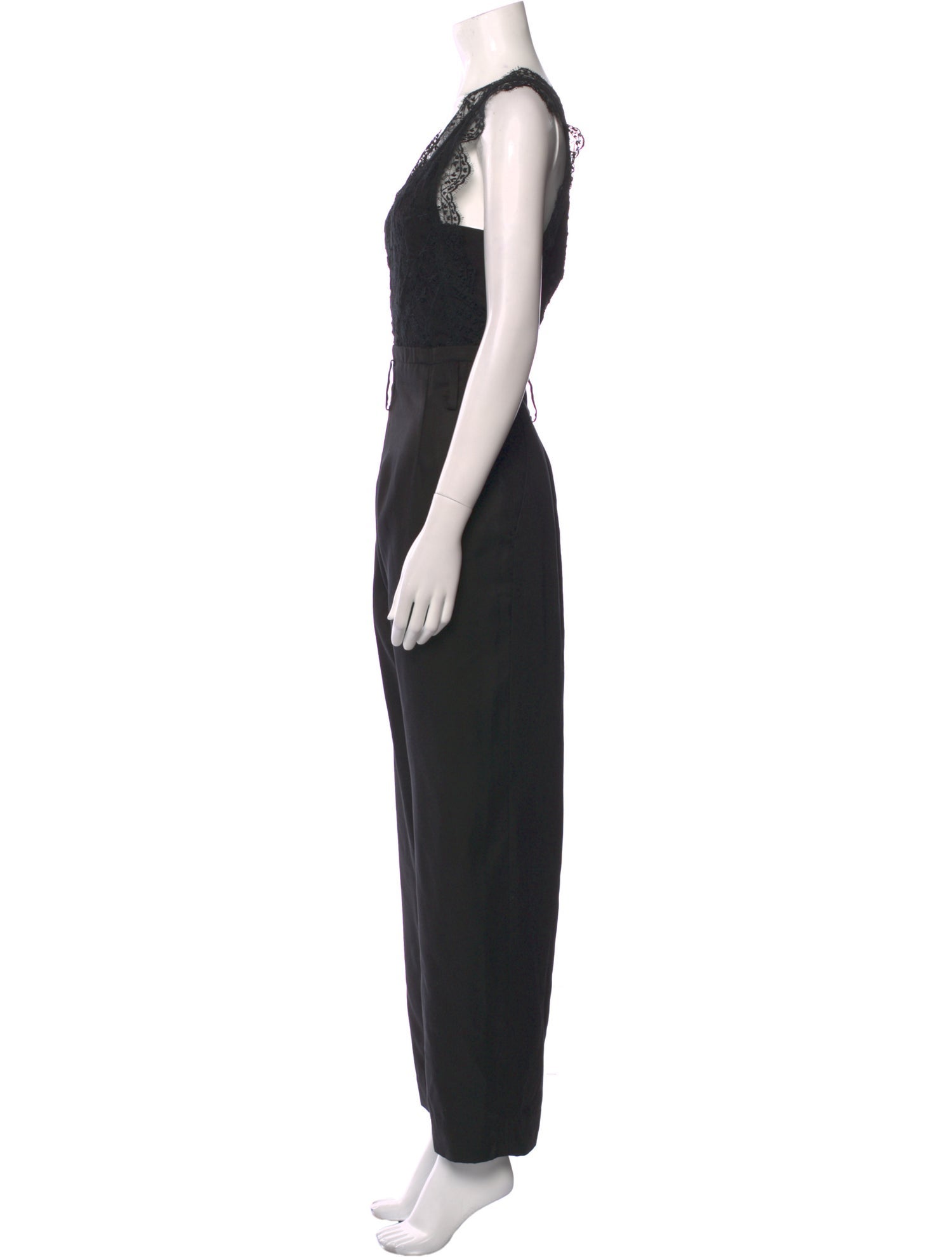 Sandro V-Neck Jumpsuit