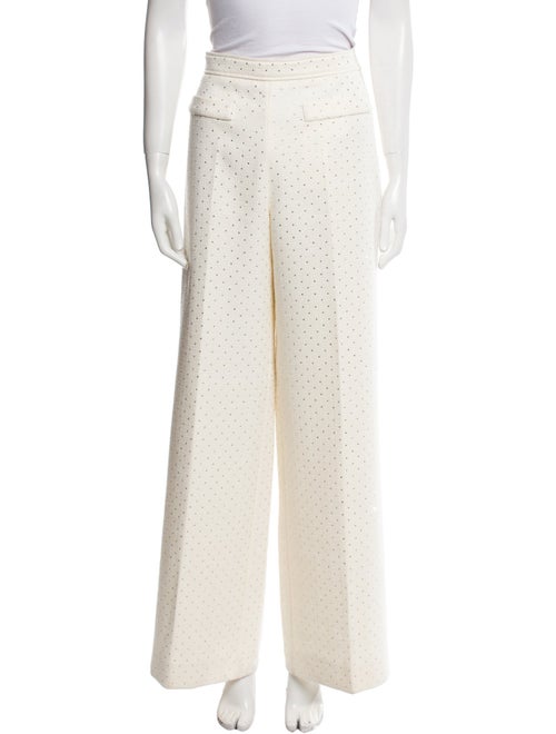 Sandro Printed Wide Leg Pants