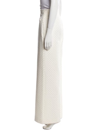 Sandro Printed Wide Leg Pants