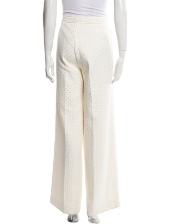 Sandro Printed Wide Leg Pants