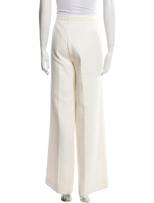 Sandro Printed Wide Leg Pants