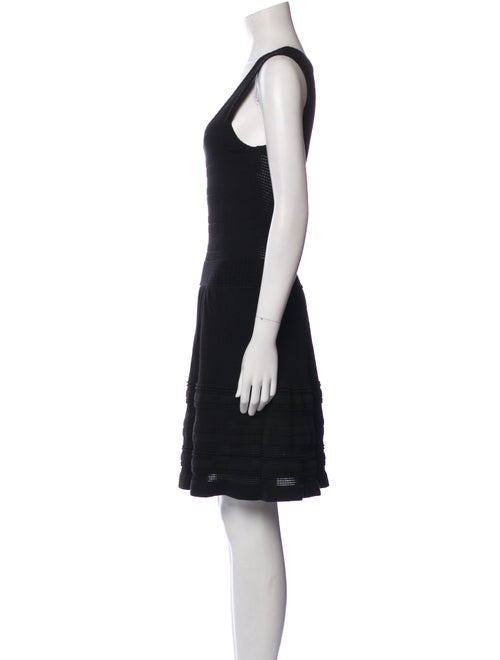 Sandro Scoop Neck Mini Dress