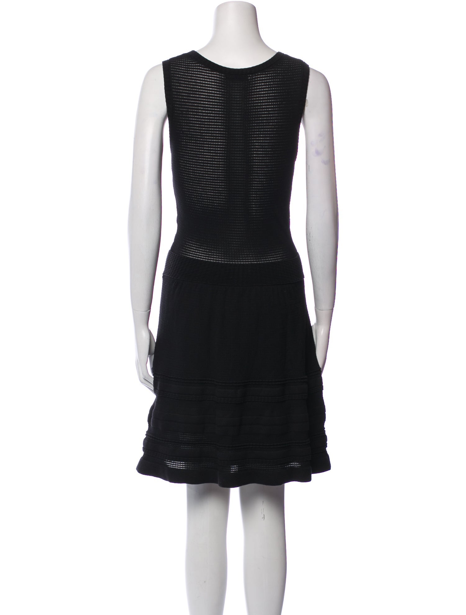 Sandro Scoop Neck Mini Dress