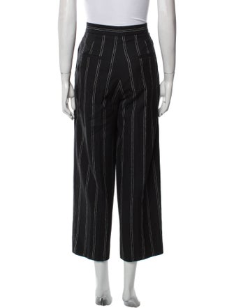 Sandro Striped Wide Leg Pants
