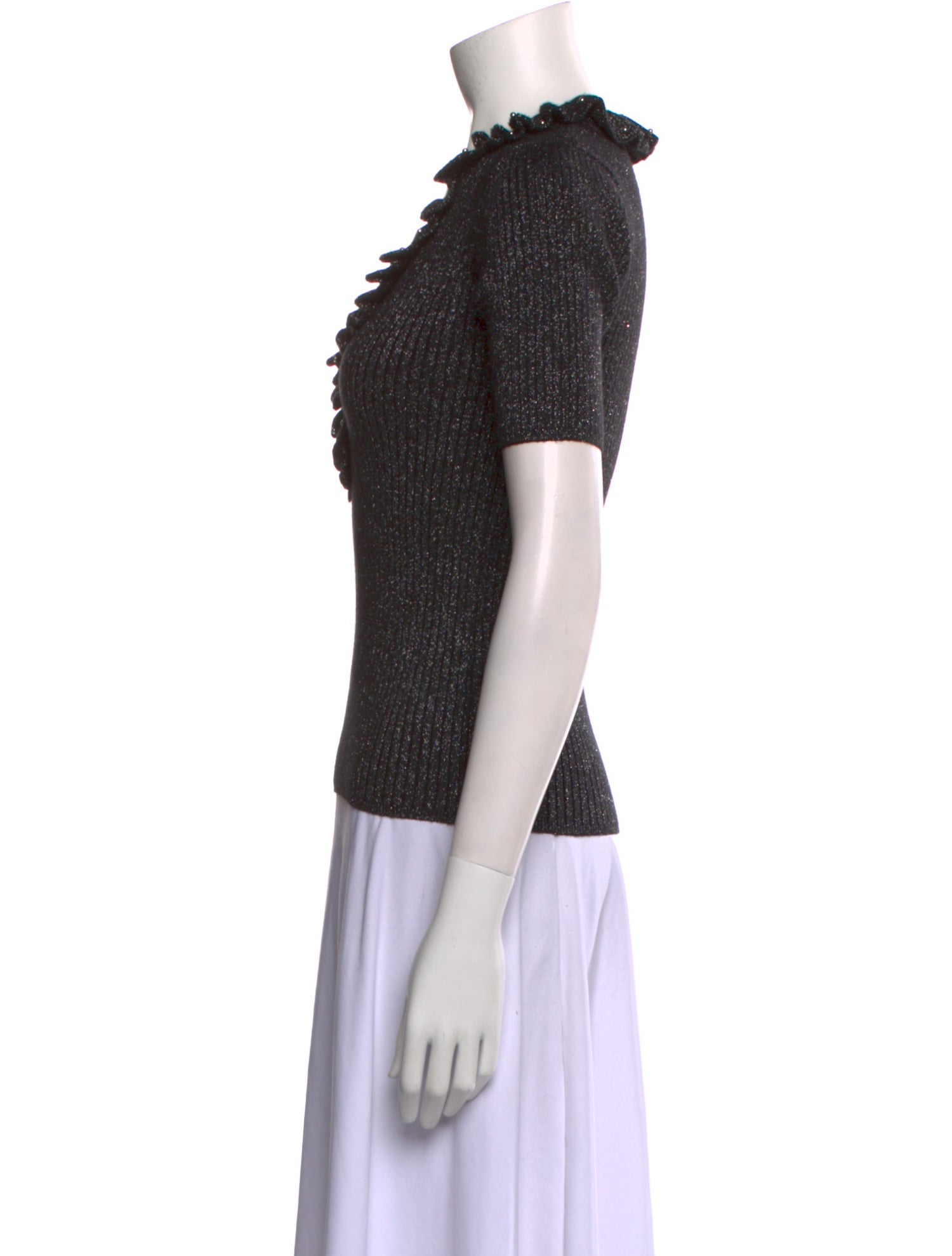 Sandro V-Neck Short Sleeve T-Shirt