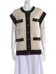 Sandro Wool Colorblock Pattern Sweater