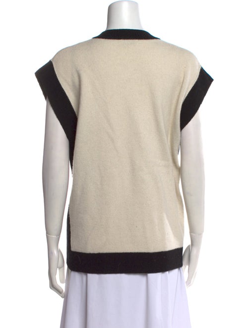 Sandro Wool Colorblock Pattern Sweater