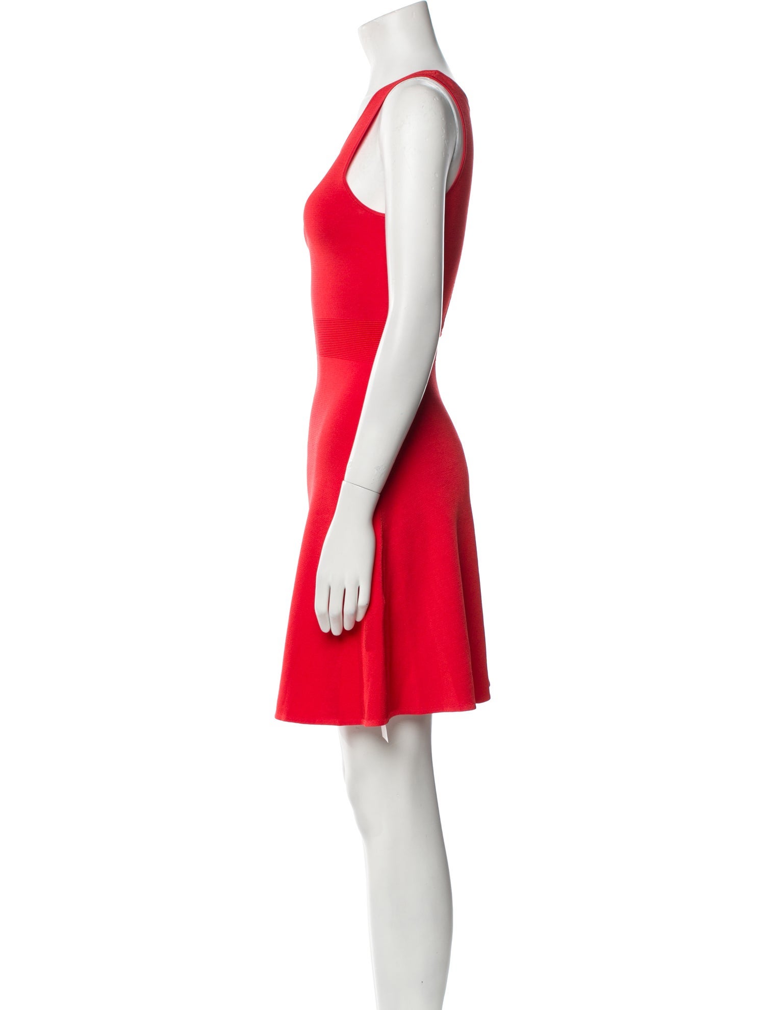 Sandro Scoop Neck Mini Dress