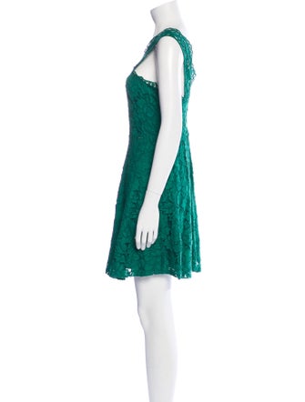 Sandro Lace Pattern Mini Dress