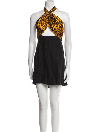 Sandro Printed Mini Dress w/ Tags