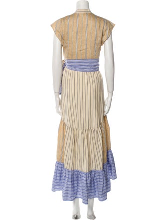 Sandro Linen Long Dress