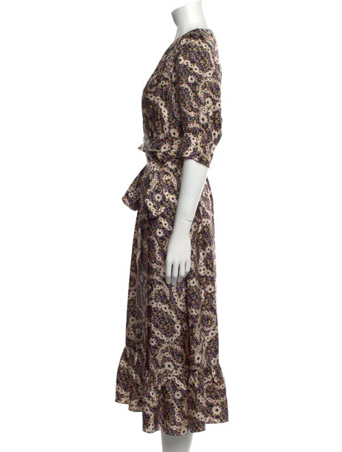 Sandro Silk Long Dress
