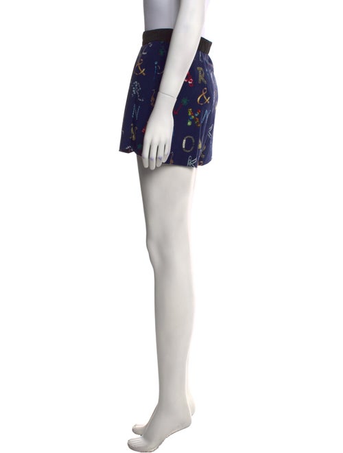 Sandro Silk Mini Shorts