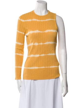 Sandro Striped Crew Neck Top