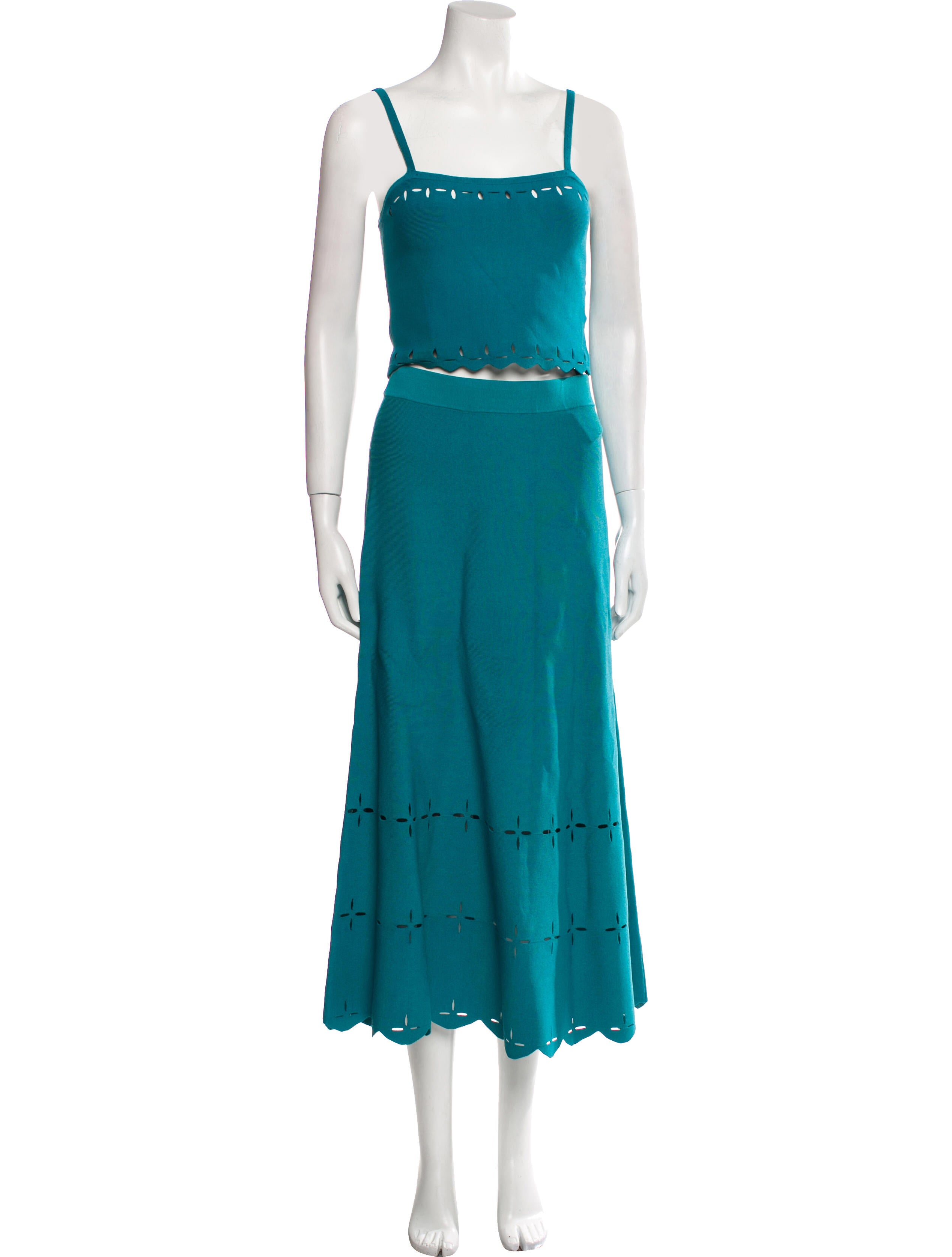 Sandro Cutout Accent Skirt Set