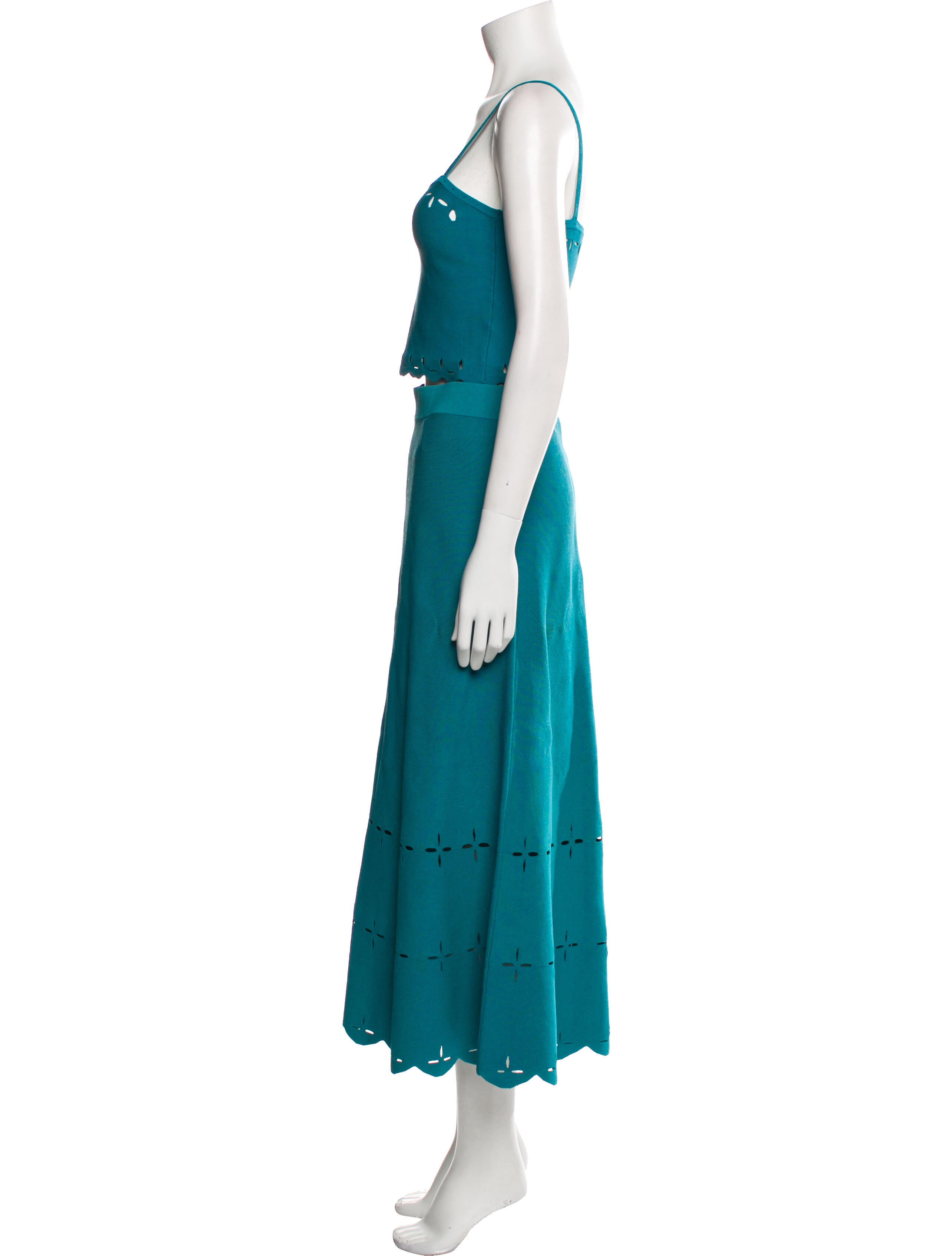 Sandro Cutout Accent Skirt Set