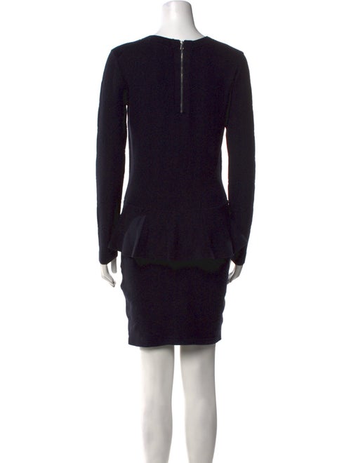 Sandro Scoop Neck Mini Dress