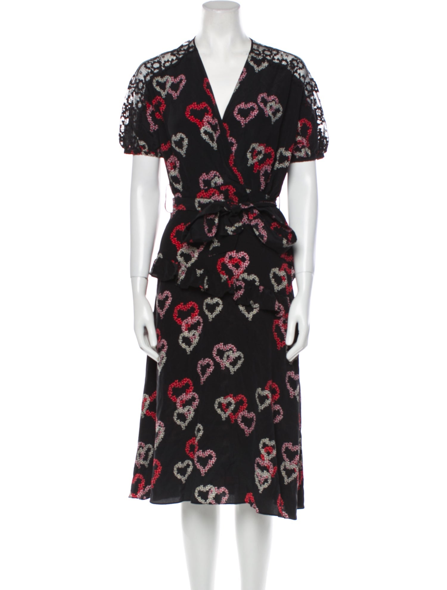 Sandro Silk Midi Length Dress