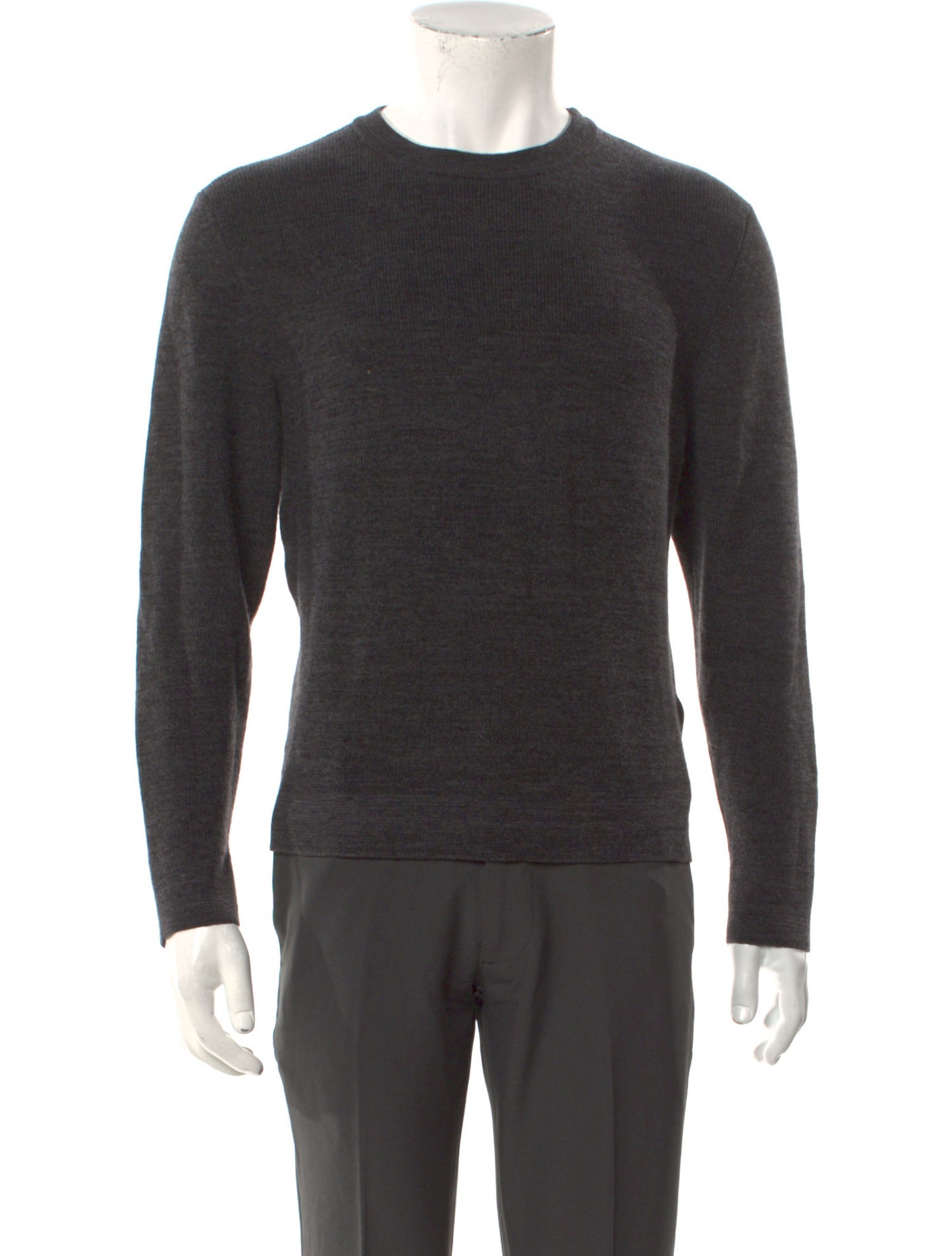 Sandro Merino Wool Crew Neck Pullover