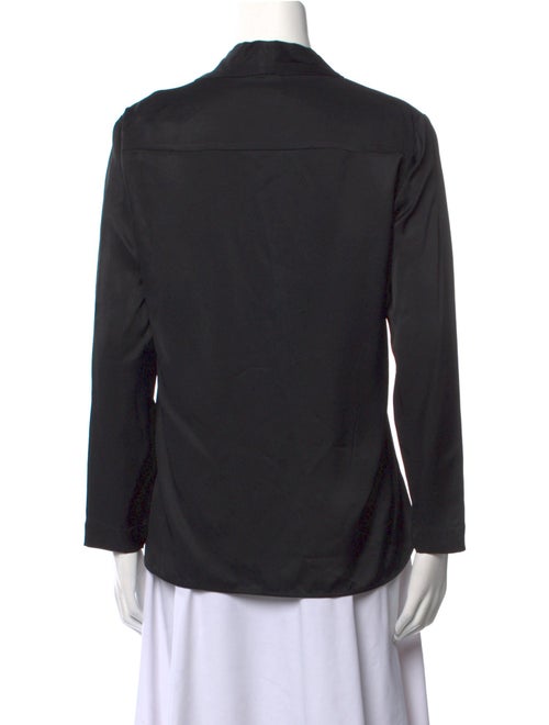 Sandro V-Neck Long Sleeve Blouse