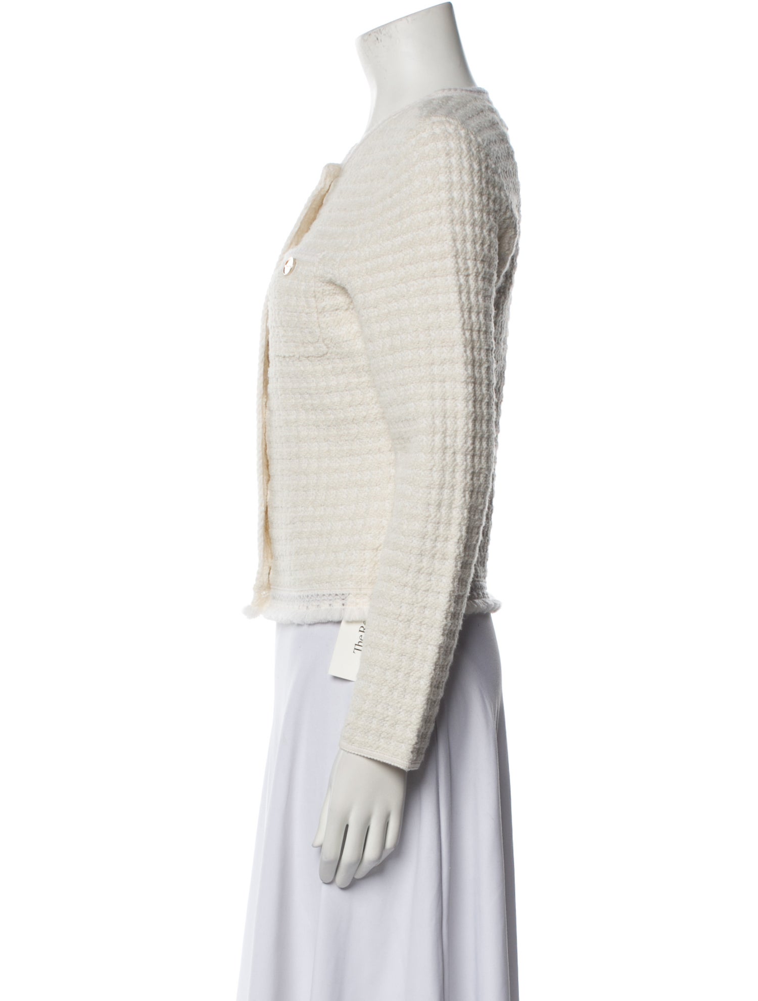 Sandro Tweed Pattern Evening Jacket